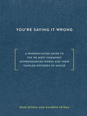 cover image of You're Saying It Wrong